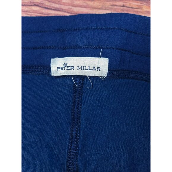 Peter Millar Mens Blue Cotton Modal Blend Lounge Shorts XL - Picture 3 of 6